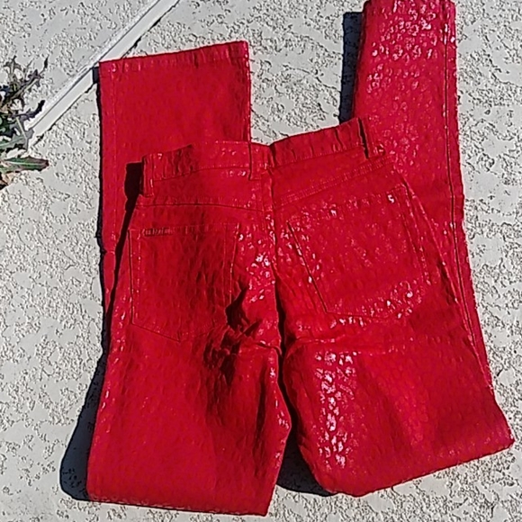NWT animal print. High waisted jeans 5/6 - Picture 4 of 4